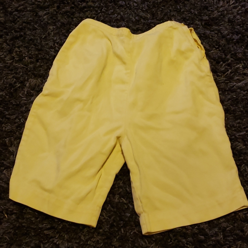 Yellow shorts